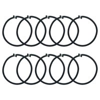 Ioensy - 10 Correas De Amarre De Cuerda Elástica De Trampolín Para Lona De Tienda De Trampolín Interior Negro