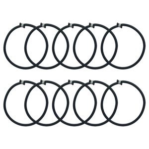 Ioensy - 10 Correas De Amarre De Cuerda Elástica De Trampolín Para Lona De Tienda De Trampolín Interior Negro