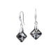 thumbnail image 1 of Aros Cristina Plata Italiana 925 y Cristal Genuino Silver Night, 1 of 4