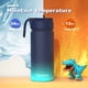 thumbnail image 5 of Botella de agua Gonfoam Kids de acero inoxidable, 500 ml, paquete de 2 unidades, azul/morado, 5 of 5