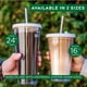 thumbnail image 2 of Taza De Café Helado Reutilizable 700 Ml Con Pajitas, 2 of 6