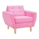 thumbnail image 2 of Sofa Bote 1c Felpa 05 Rosado, 2 of 6