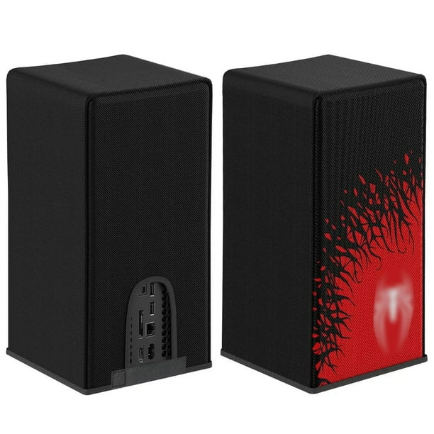 Funda antipolvo de nailon para consola Xbox Series X. Ajuste perfecto con acceso al puerto de alimentación. Protege contra el polvo, la suciedad y el pelo de mascotas