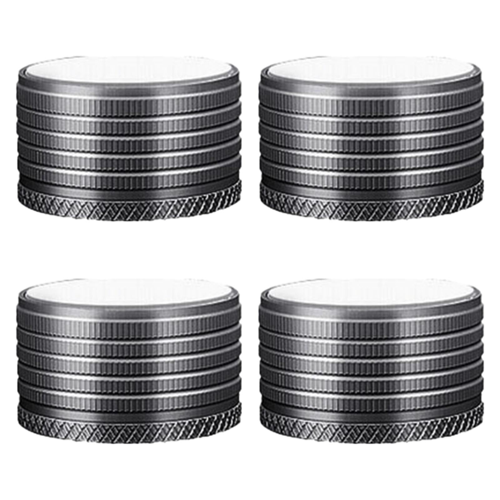 Bothyi - 4 Elevadores De Muebles Ajustables Antideslizantes De Metal Para Gabinete, Sofá, Sofá, Color Gris