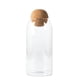 thumbnail image 2 of Botella Frasco Contenedor 570mL Vidrio 10cm Con Tapa Corcho, 2 of 3