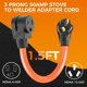 thumbnail image 2 of Cable de alimentación MOOTVGOO 1,5 pies 50A 250V 10-50P a 6-50R, 2 of 7