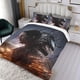 thumbnail image 3 of Venom Conjunto de sábanas temático, trío de piezas, cómodo y amigable con la piel, diseño único, regalo de decoración para el hogar para familiares, amigos y fans, 90 cm * 190 cm, 3 of 6