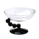 thumbnail image 5 of Cuenco De Postre De Vidrio, Multifuncional, Para Dulces, Aperitivos Y Helados, Color Negro., 5 of 5