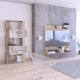 thumbnail image 2 of Panel TV 55 Beijing Rovere/Blanco + Biblioteca C, 2 of 9