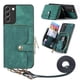 thumbnail image 1 of Funda Tipo Cartera con Correa Cruzada para Samsung Galaxy S22 Protección Contra Golpes Verde, 1 of 5