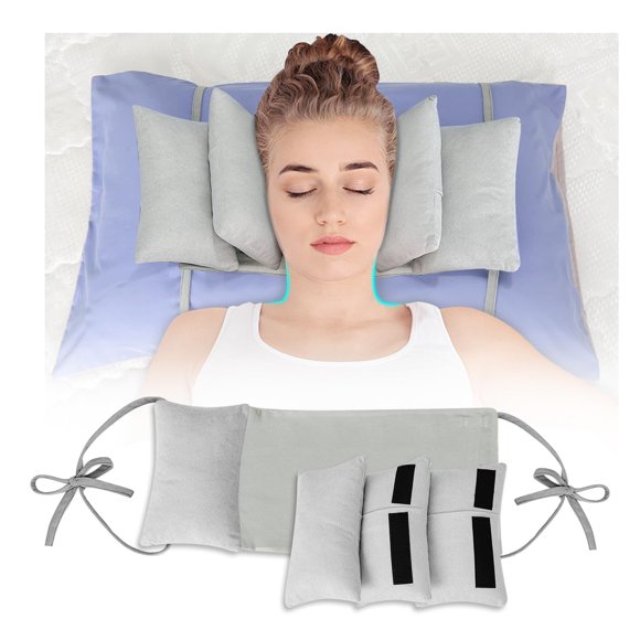 Almohada Mybow para Dormir de Espalda con Soporte de Cuello Ajustable