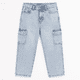 thumbnail image 2 of Pantalón Jeans Cargo Niño Denim Estilo Urbano, 2 of 3
