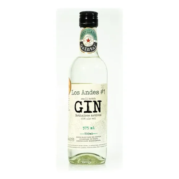Gin Los Andes #1 (700ml) Destilados Quintal Botánicos Nativos