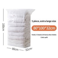 Xusx111 - Bolsas De Almacenamiento Al Vacío 4 Paquetes, Cubo Extra Grande (40X31.5X12.6 Pulgadas), Bolsas De Sellado Al Vacío Supe Jumbo Para Ropa De Cama, Manta, Armario De Ahorro De Espacio, Crema