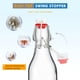 thumbnail image 3 of Botellas YEBODA 240 ml Pack de 12 con tapón swing de vidrio, 3 of 7