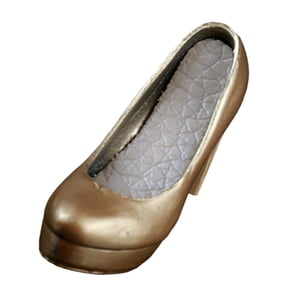 Magideal - Zapatos De Femeninos A Escala 1:6, Disfraz De En Miniatura, Figura Femenina, Disfraz De Tacones Altos , Oro