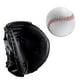 thumbnail image 5 of Guantes De Receptor De Béisbol PU Con Pelota De Béisbol Teeball Guante Hombres Mujeres Unisex Todo Negro, 5 of 5