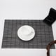 thumbnail image 4 of XmhyTop Juego de 6 Manteletes Individuales para Mesa, Hechos de PVC Resistente, Antideslizantes y Termorresistentes, Ideal para Hogares, Restaurantes y Cocinas, Estilo K, 45*30cm, Gris, 4 of 4