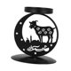 thumbnail image 1 of Ornamento De Regalo De Cumpleaños De Candelas De Metal Para La Sala De Estar De La Chimenea Del Pasillo Cabra, 1 of 5