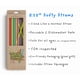 thumbnail image 2 of Pajitas de silicona Softy Straws, tamaño delgado, sin BPA, para 590 ml, 2 of 6