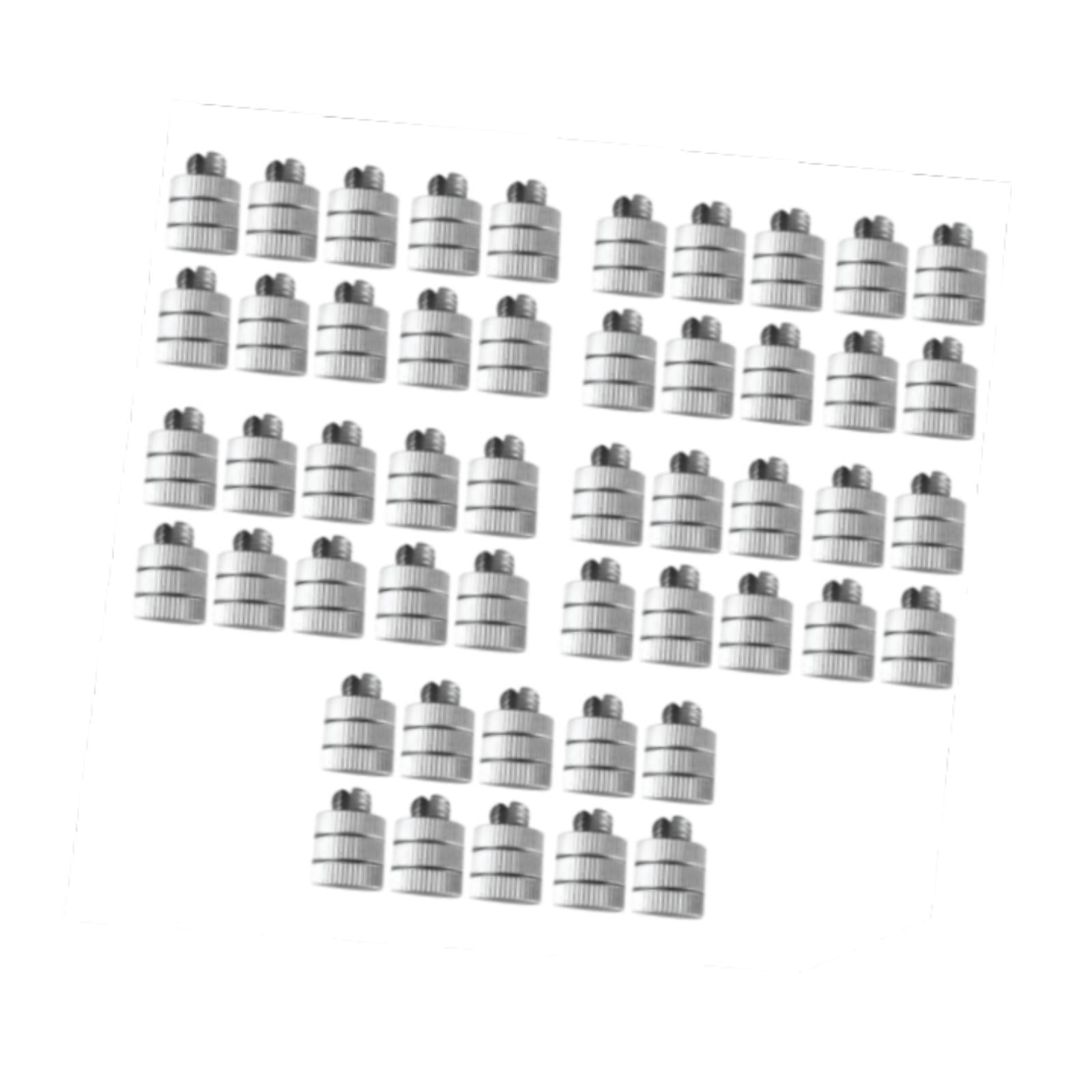 Ioensy - 50 Abrazaderas De Alambre Para Cercas Eléctricas, Hardware De Fácil Instalación, Abrazaderas Para Unir Cables