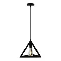 Click Ventas - Lámpara Colgante Metal Vintage Triangular Estilo Geométrico