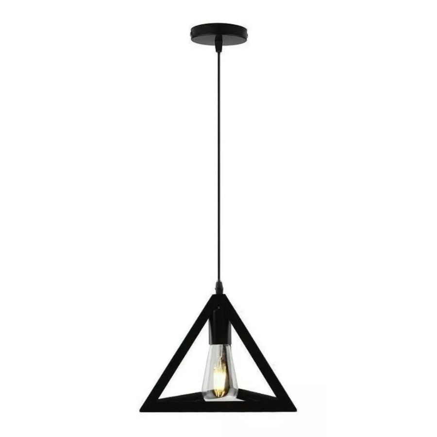 Click Ventas - Lámpara Colgante Metal Vintage Triangular Estilo Geométrico