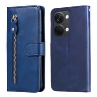 Gangxun - Funda Con Cremallera Para Oneplus Nord 3, Carcasa Cartera De Cuero Pu Con Soporte Y Tarjetero