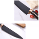 thumbnail image 3 of Set Cuchillos De Cocina 8 Pzs Marmoleado Con Base Giratoria Negro Dorado, 3 of 3