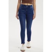 Fashionspark - Jeans Mujer Skinny Kim Azul Oscuro - Ll