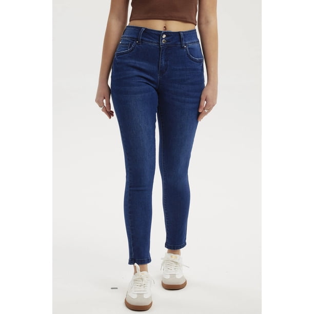 Jeans Mujer Skinny Kim Azul Oscuro - ll