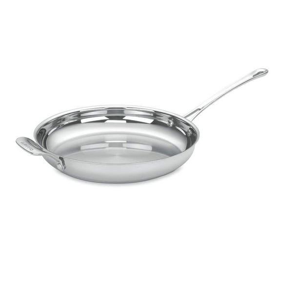 Sartén Cuisinart Contour de acero inoxidable de 30 cm con asa auxiliar