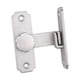 thumbnail image 1 of Pestillo De Puerta Corrediza De Granero, Pestillo De Cerradura De Puerta En ángulo Recto Para Baño, Jardín, Plateado, 1 of 5