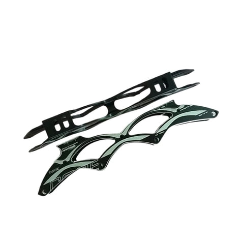 Ioensy - 2X Marco De Patines De Velocidad Con Accesorios Marco De Repuesto De Patines En Línea De Aleación Para 4X90