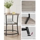 thumbnail image 2 of Mesa Auxiliar Vasagle Redonda Gris/Negro, 2 of 3