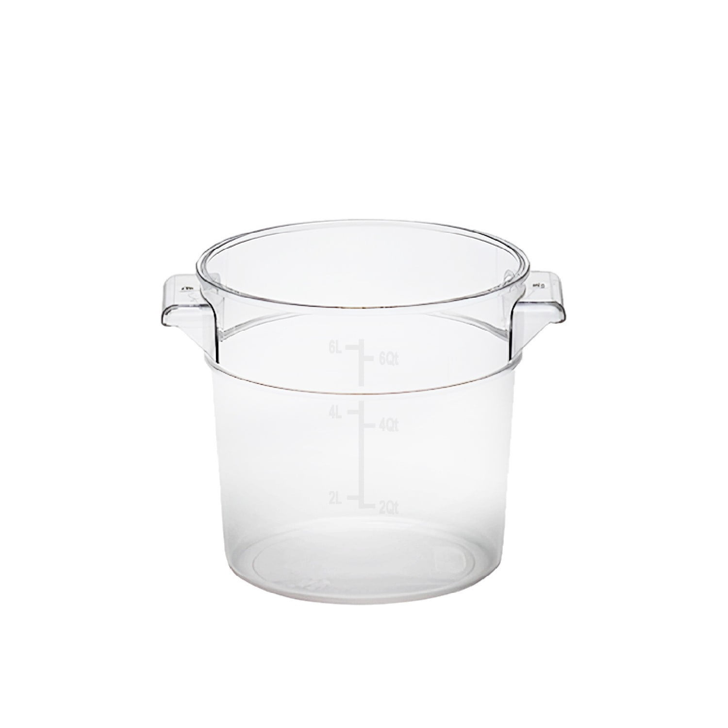 Gastroplast - Recipiente Policarbonato Redondo 6 Litros Sin Tapa