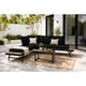 thumbnail image 1 of Juego de Terraza Lounge Modular Negro, 1 of 6