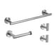 thumbnail image 2 of Toallero Industrial Juego De Accesorios Para Barra De Toalla Plata, 2 of 3