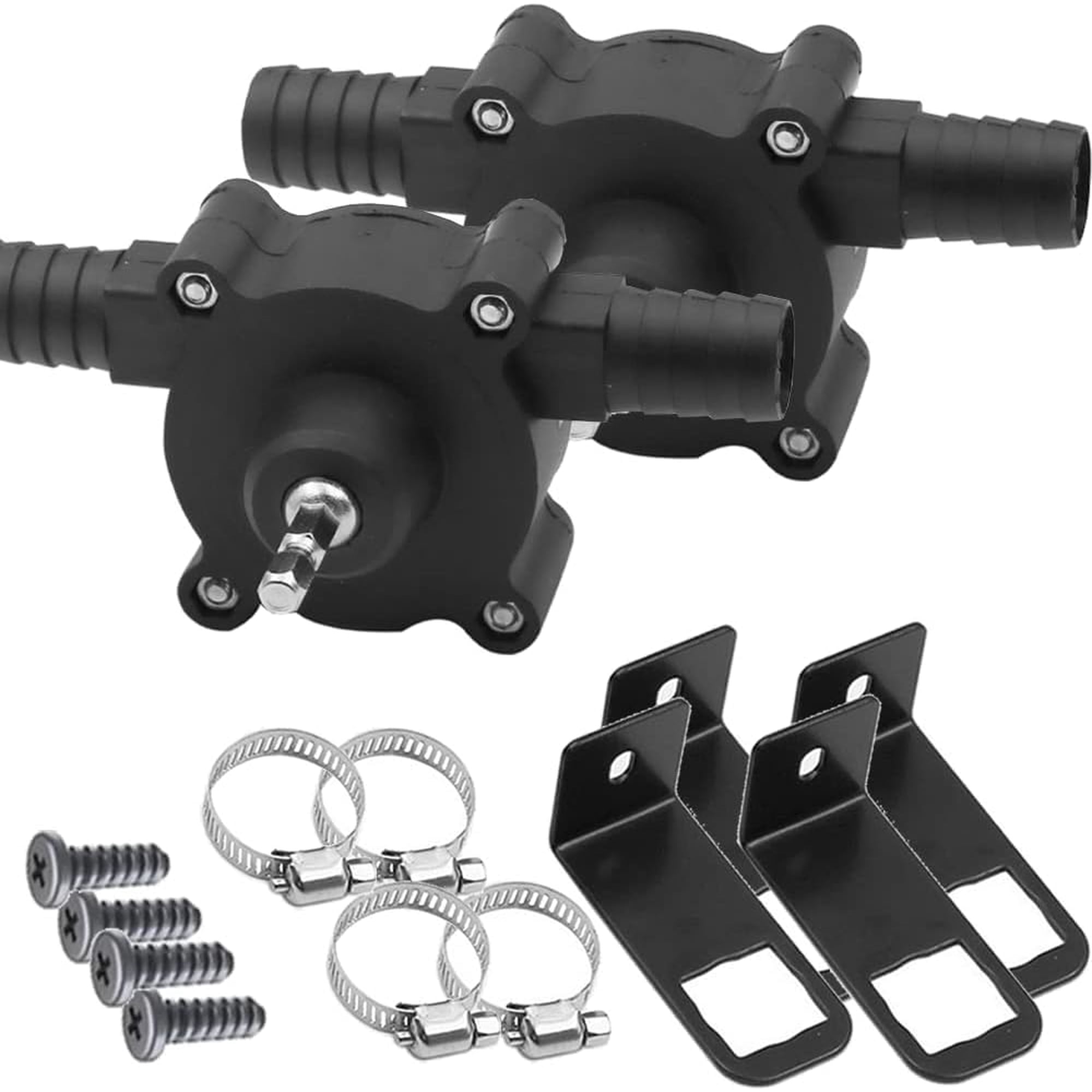 Xusx111 - Bomba De Transferencia De Auto-cebado De Pozo De Mano De 2 Piezas, Bomba Portátil De Transferencia De Agua De Mano, Bomba Eléctrica De Pozo De Mano Para El Hogar Bomba De Perforación Eléctri