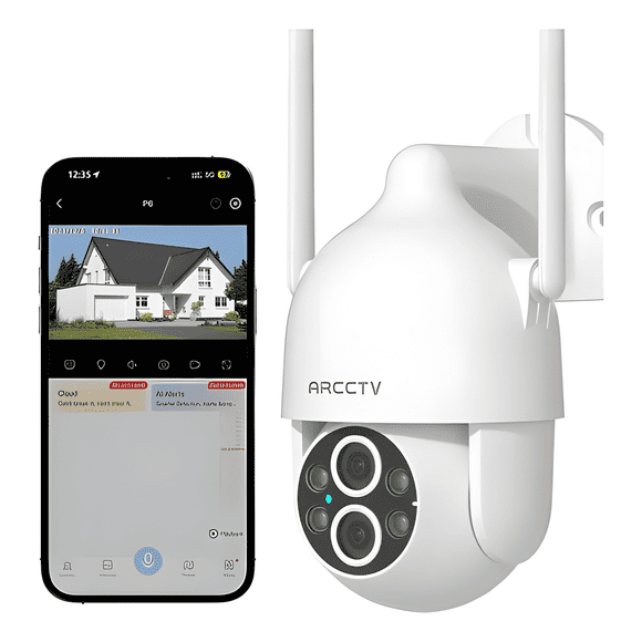 Cámara de Seguridad Wifi Ip Doble Lente con Audio Hd Lite