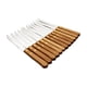 thumbnail image 1 of Pack 12 cuchillos acero inoxidable mango madera calidad, 1 of 3
