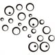 thumbnail image 1 of 24/26pcs, 3D Acrylic Mirror Wall Sticker, Round Mirror, DIY TV Background Room Sticker Wall Decoration, Bedroom Bathroom Wall Decoration, Home Decor, 1 of 5