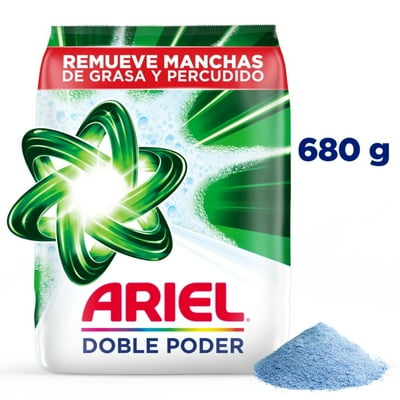 Detergente En Polvo Doble Poder 680G 680 G Ariel