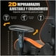 thumbnail image 2 of Silla Gamer Premium ES900 Reclinable 180° Reposabrazos 2D - Naranja, 2 of 8