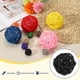 thumbnail image 3 of Uxcell 6 Pcs Bolas de Ratán de Mimbre 1.2" Rellenos de Jarrón para Decoración del Hogar Negro, 3 of 5