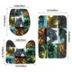 thumbnail image 3 of Pacific Rim Juego de 3 alfombras de baño de coral fleece: tapete de baño + alfombra de inodoro en forma de U + funda de tapa de inodoro en forma de O, 3 of 6