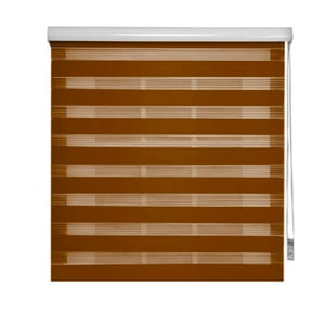 N-Ofertas - Cortina Roller Duo Zebra Dia Noche 140 X 200 Cm Café