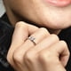 thumbnail image 2 of Anillo Pandora Solitario Corazón Brillante Plata Esterlina 7.5, 2 of 6