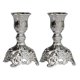 thumbnail image 5 of Candelabros De Flores De Metal Candelabro De Cena Para El Hogar Plata 3x3x4 Pulgadas, 5 of 5
