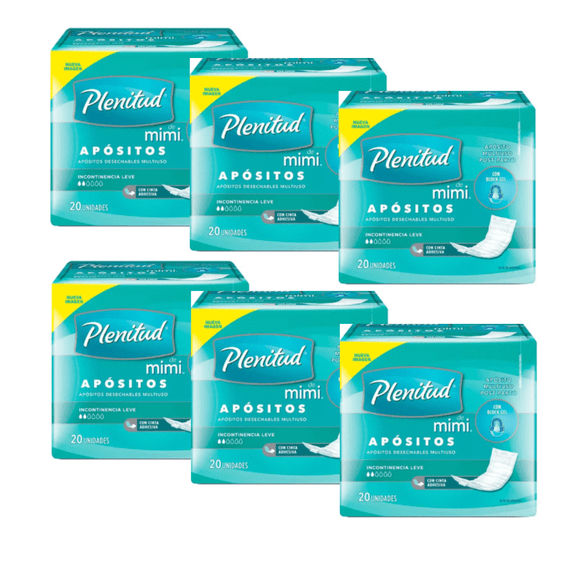 Apositos Plenitud Mimi Multiuso Talla Unica 6 Pqte X 20 Und